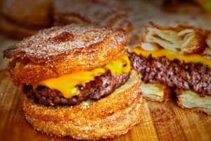 Photo-cronut burger